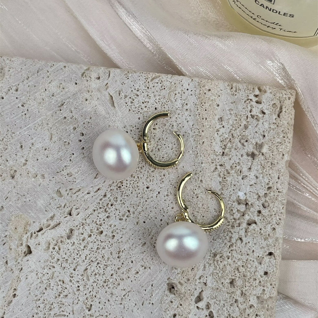 Glass Pear Beads Earrings E8688