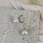 Glass Pear Beads Earrings E8688