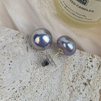 Glass Pear Beads  Earrings E8695