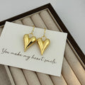 18K Gold Plated Heart Shaped Earring E8701