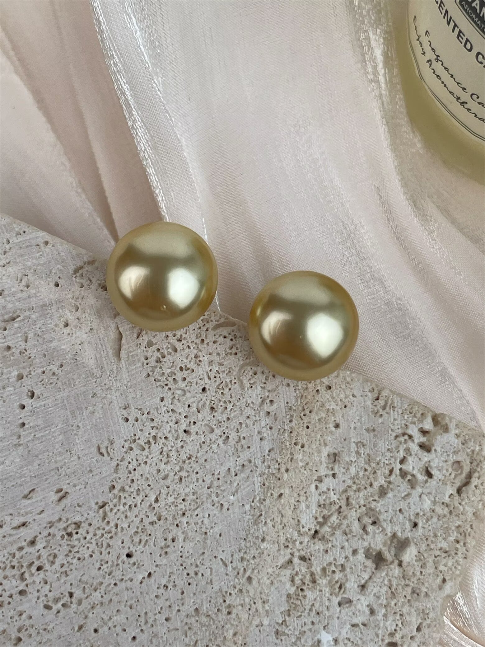 Glass Beads Pearl Earrings E8723