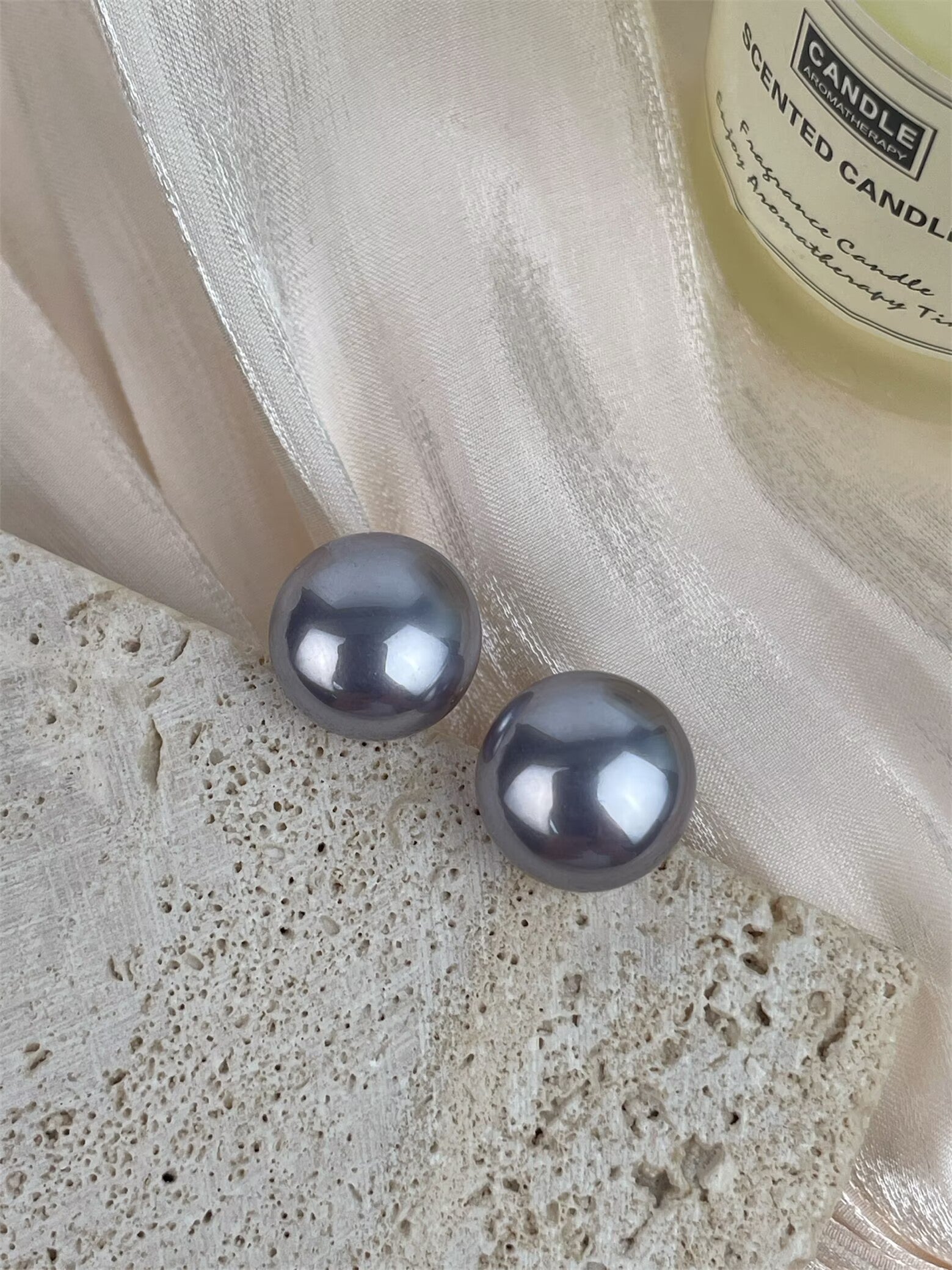 Glass Beads Pearl Earrings E8723