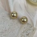 18K Gold-Plated Frosted Beads Earrings E8746