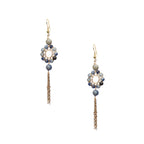 18K Gold Plated Various Stones Earrings E8761