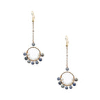 18K Gold Plated Various Stones Earrings E8762