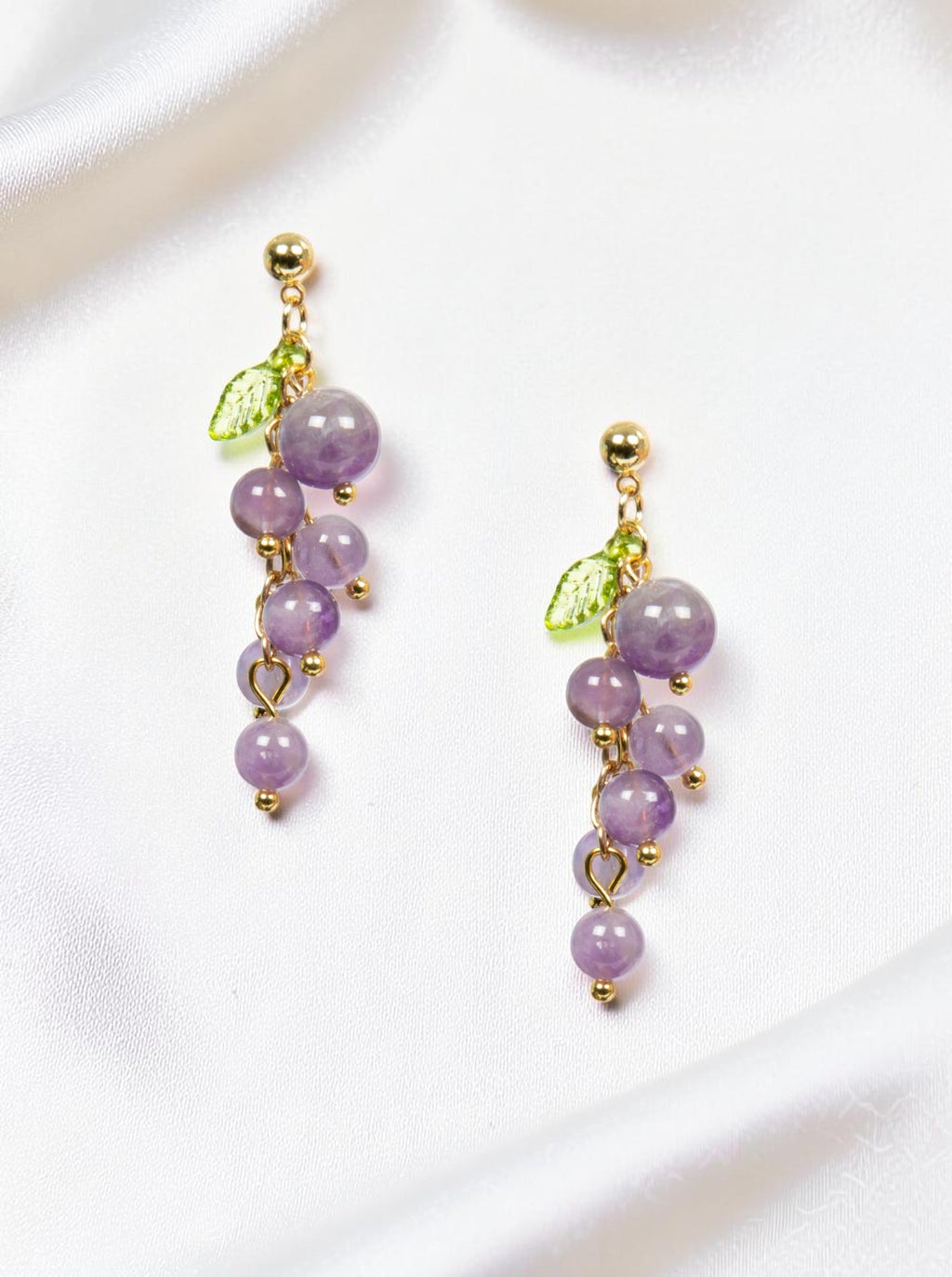 18K Gold Plated Various Stones Earrings E8764