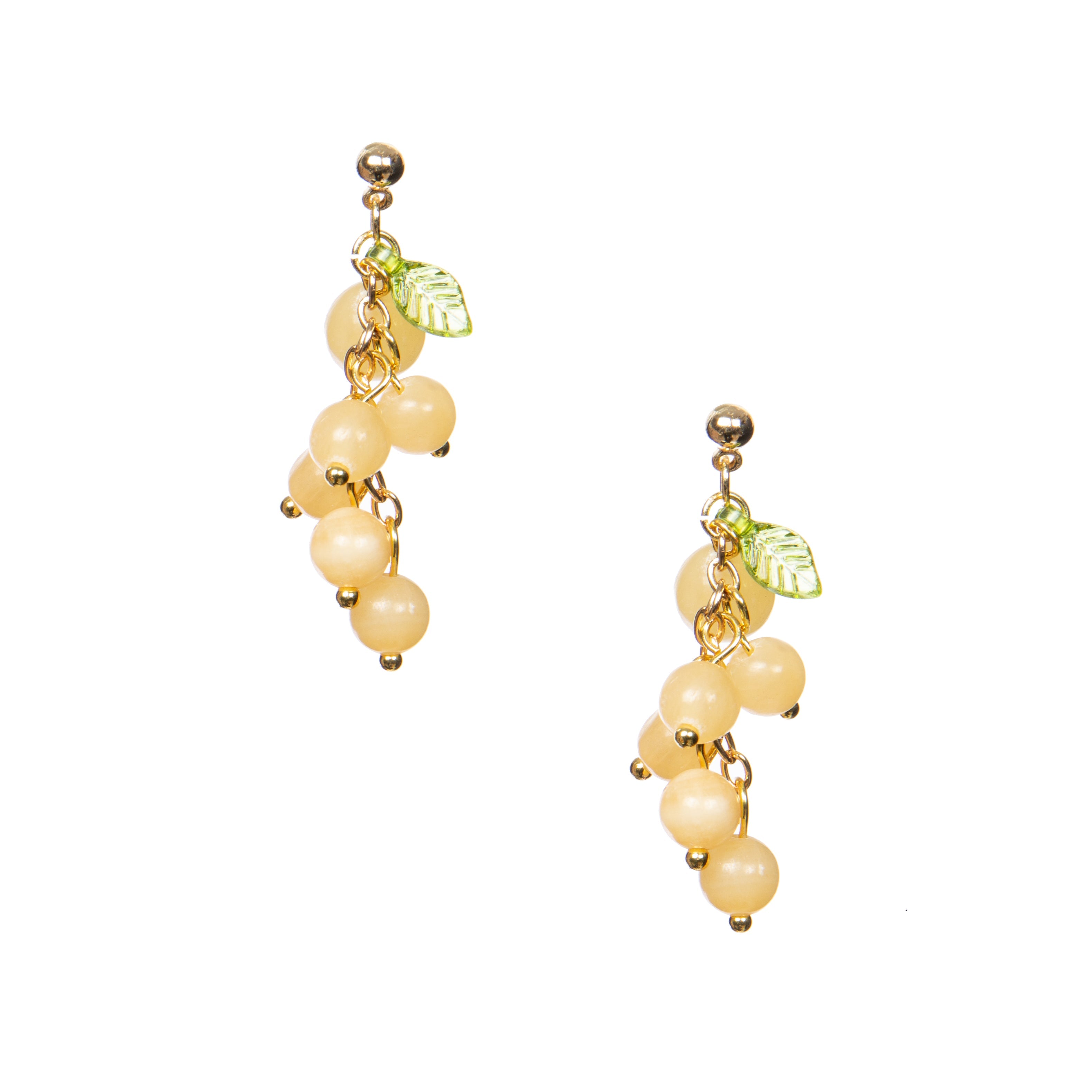 18K Gold Plated Various Stones Earrings E8764