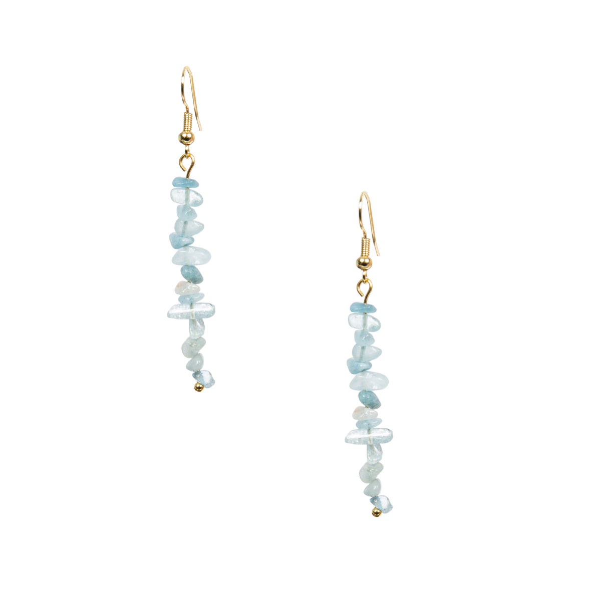18K Gold Plated Various Stones Earrings E8765