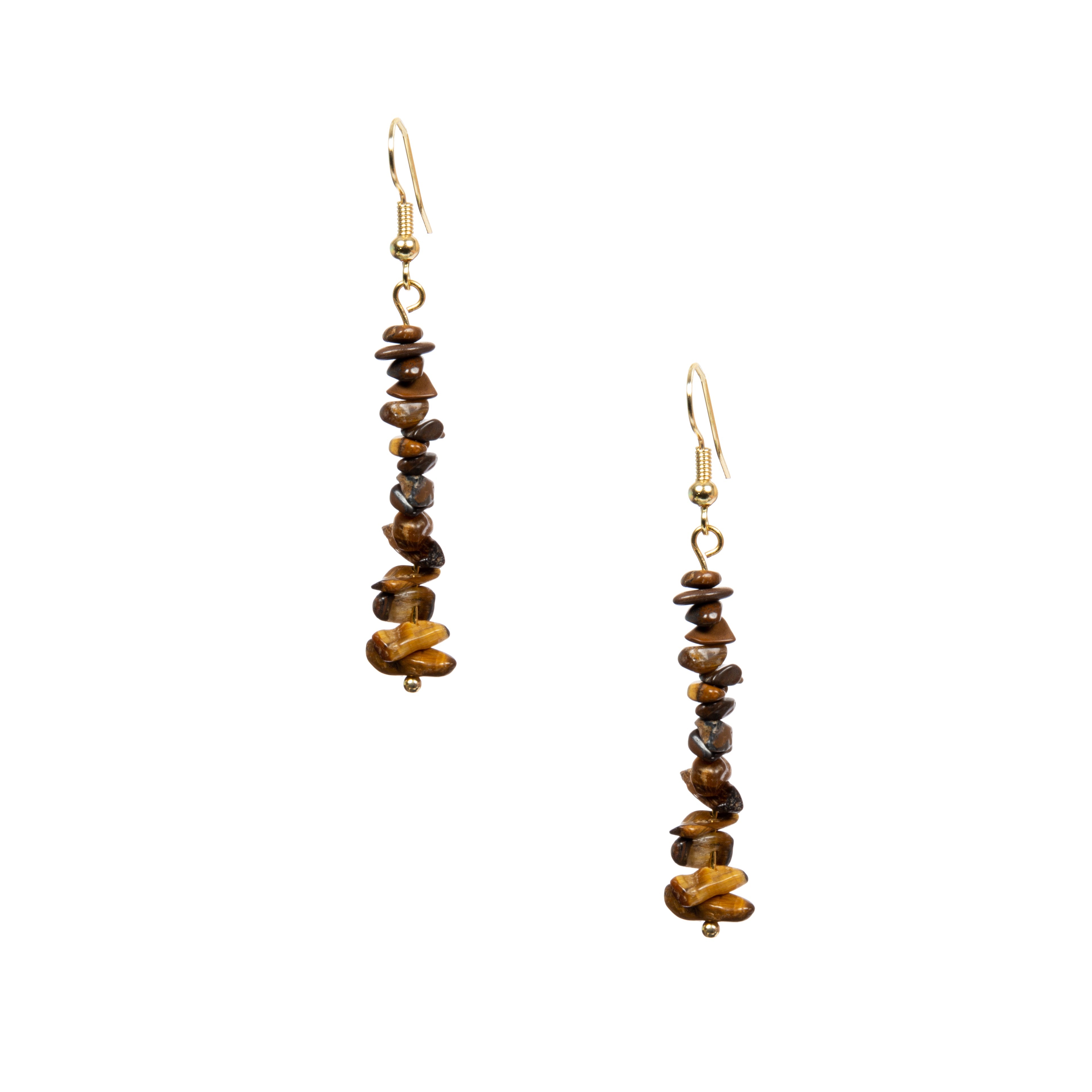 18K Gold Plated Various Stones Earrings E8765