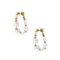 18K Gold Plated Various Stones Earrings E8766