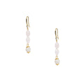 18K Gold Plated Various Stones Earrings E8767
