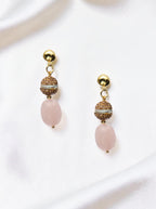 18K Gold Plated Freshwater Pearl Earrings E8772