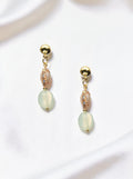 18K Gold Plated Freshwater Pearl Earrings E8780