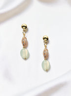 18K Gold Plated Freshwater Pearl Earrings E8780