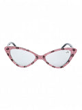 Handmade Rhinestone Cat Eye Reader Glasses G0305-Pink