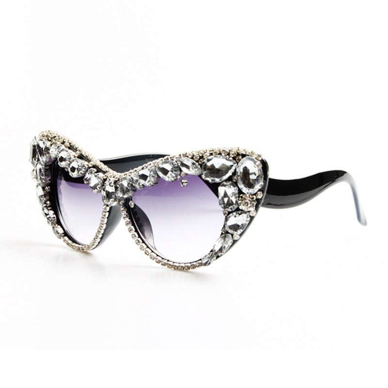 Handmade Rhinestone Sunglasses G0349