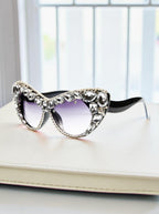 Handmade Rhinestone Sunglasses G0349