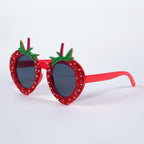 Handmade Strawberry Rhinestone Sunglasses G0375