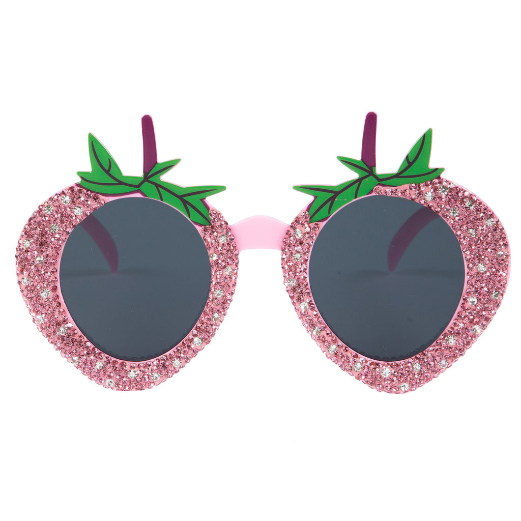 Handmade Strawberry Rhinestone Sunglasses G0375