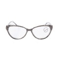 Handmade Rhinestone Cat Eye Reader Glasses G0399-Grey