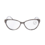 Handmade Rhinestone Cat Eye Reader Glasses G0399-Grey