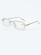 Handmade Rhinestone Round Reader Glasses G0446-Silver