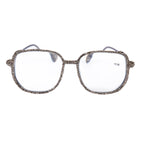 Handmade Rhinestone Square Reader Glasses G0468-Grey