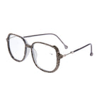 Handmade Rhinestone Square Reader Glasses G0468-Grey