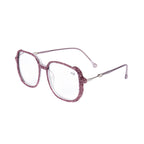 Handmade Rhinestone Square Reader Glasses G0468-Purple