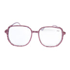 Handmade Rhinestone Square Reader Glasses G0468-Purple