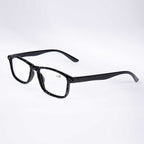 Handmade Rhinestone Rectangle Reader Glasses G0497 - Black