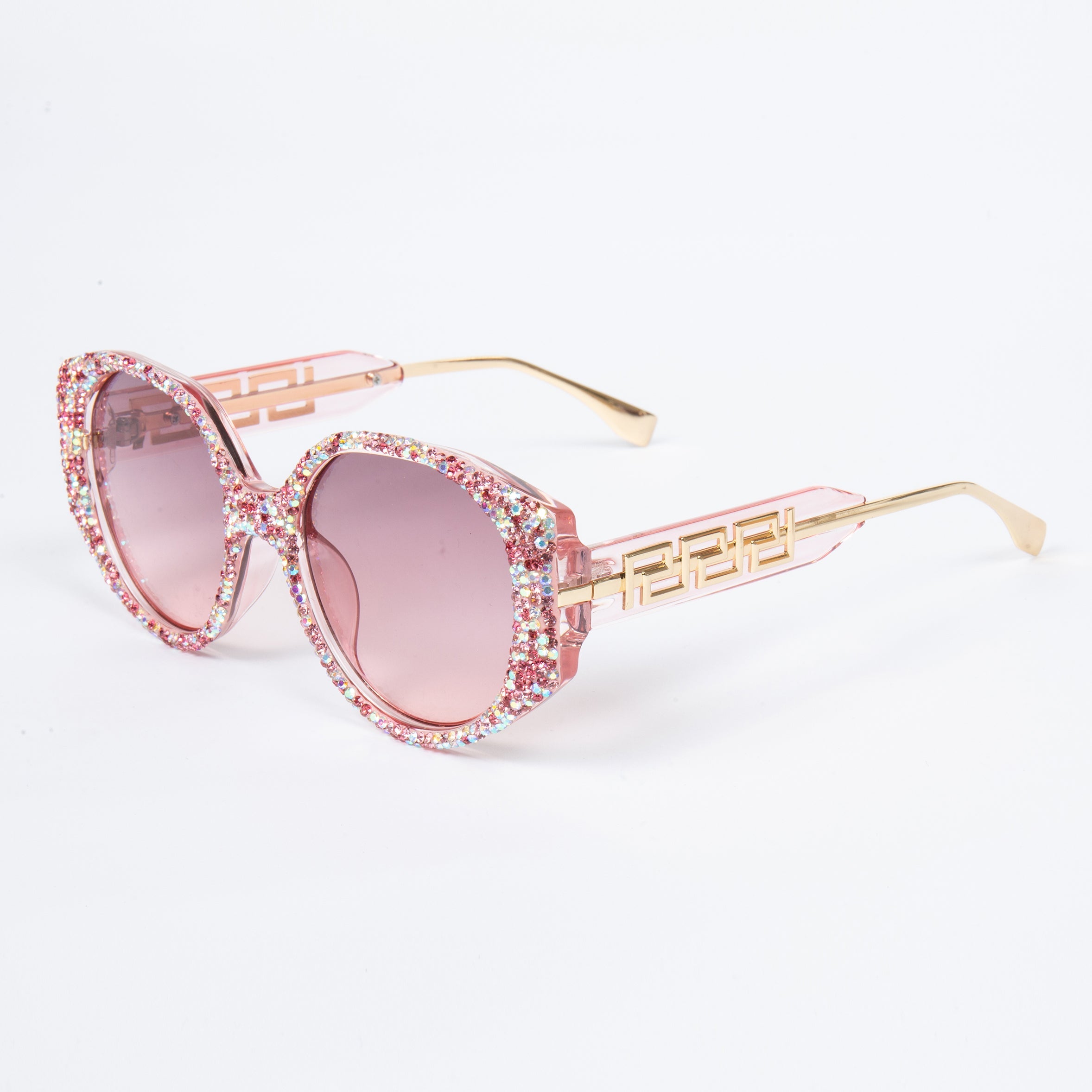 Handmade Floral Rhinestone Sunglasses G0558