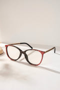 Handmade Rhinestone Rectangle Reader Glasses G0572-Pink
