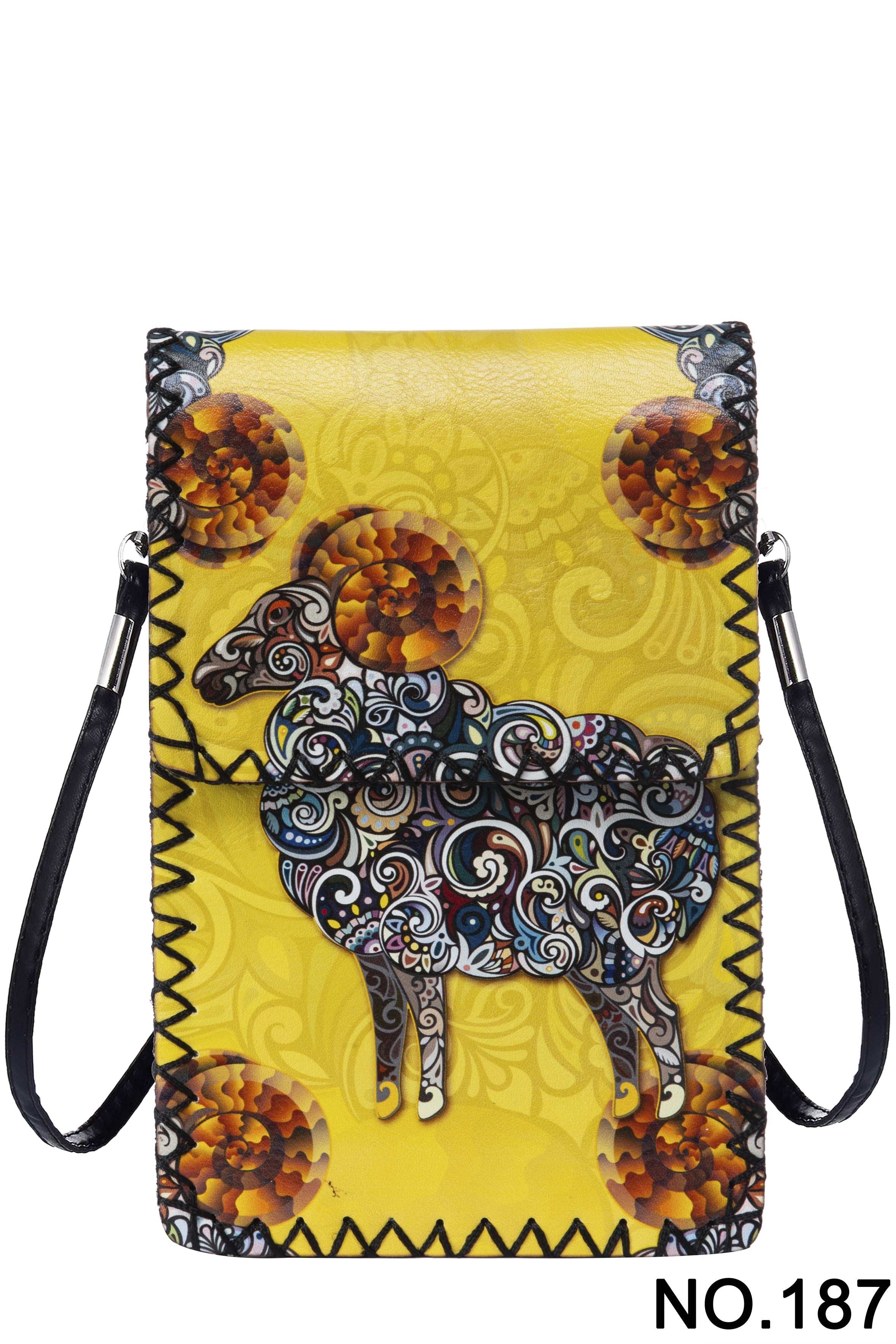 Sheep Print Crossbody Bag HB0580 - NO.187