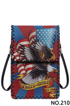 American Eagle Print Hand Stitch Crossbody Bag HB0580-NO.210