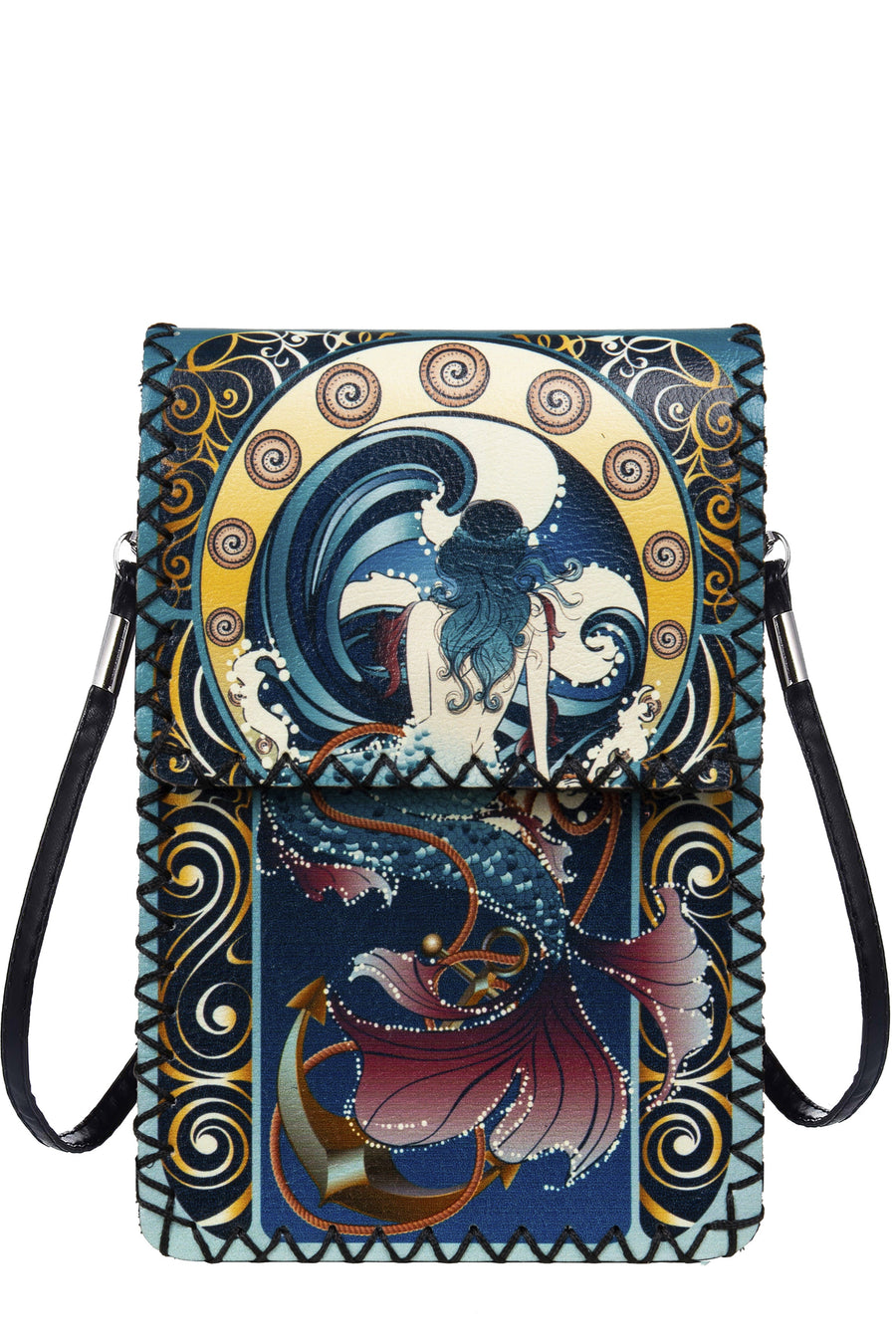 Mermaid Printed Crossbody HB0580 - No. 158