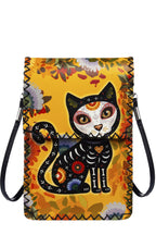 Dia De Los Muertos Cat Printed Crossbody HB0580 - NO.159