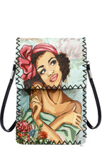 Art Girl Print Crossbody Bag HB0580-NO.165