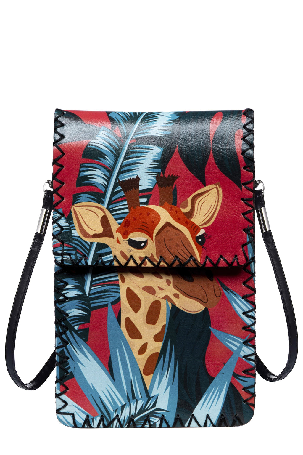 Floral Giraffe Print Crossbody Bag HB0580 - NO.188
