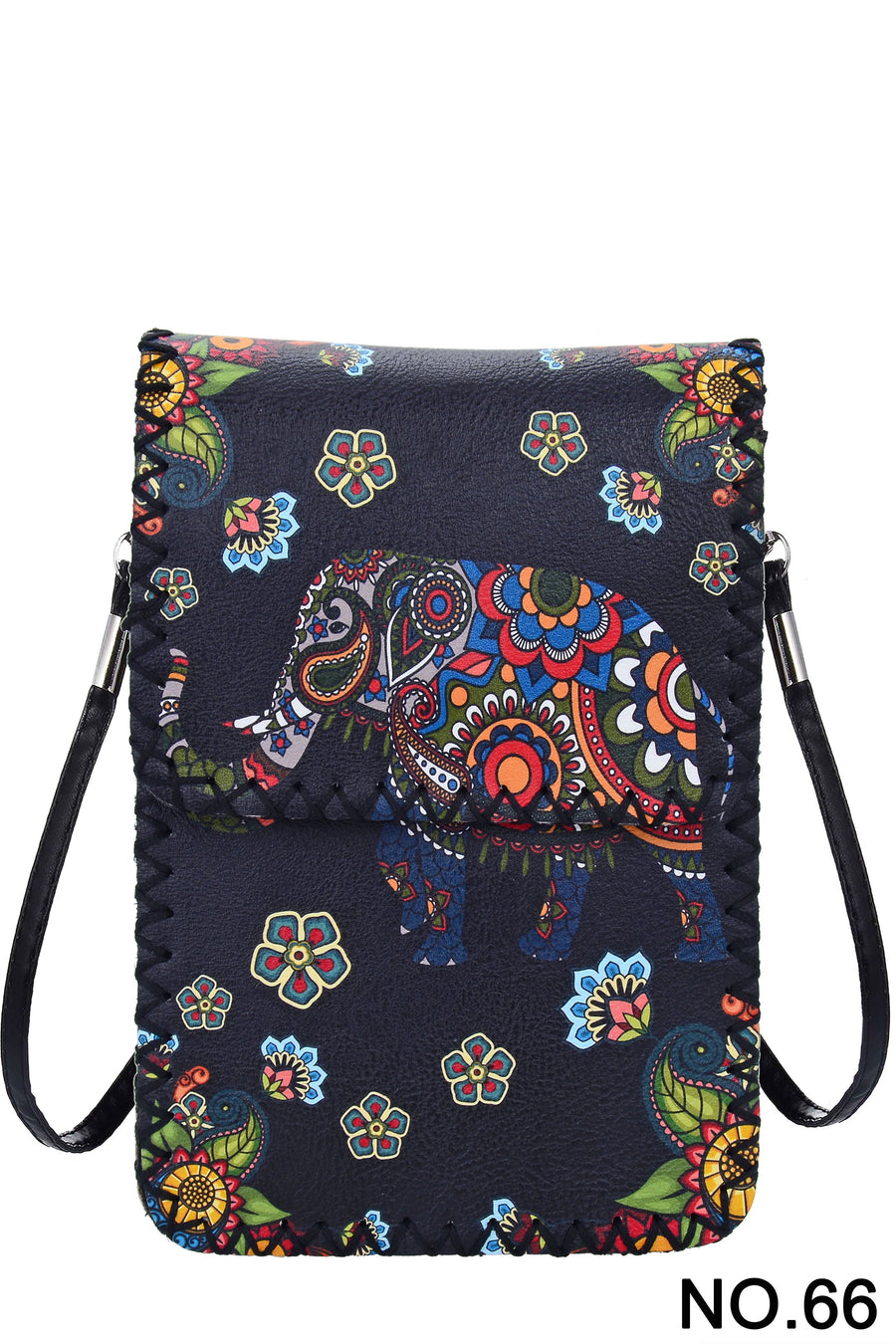 Floral Elephant Printed Crossbody HB0580 - No. 66