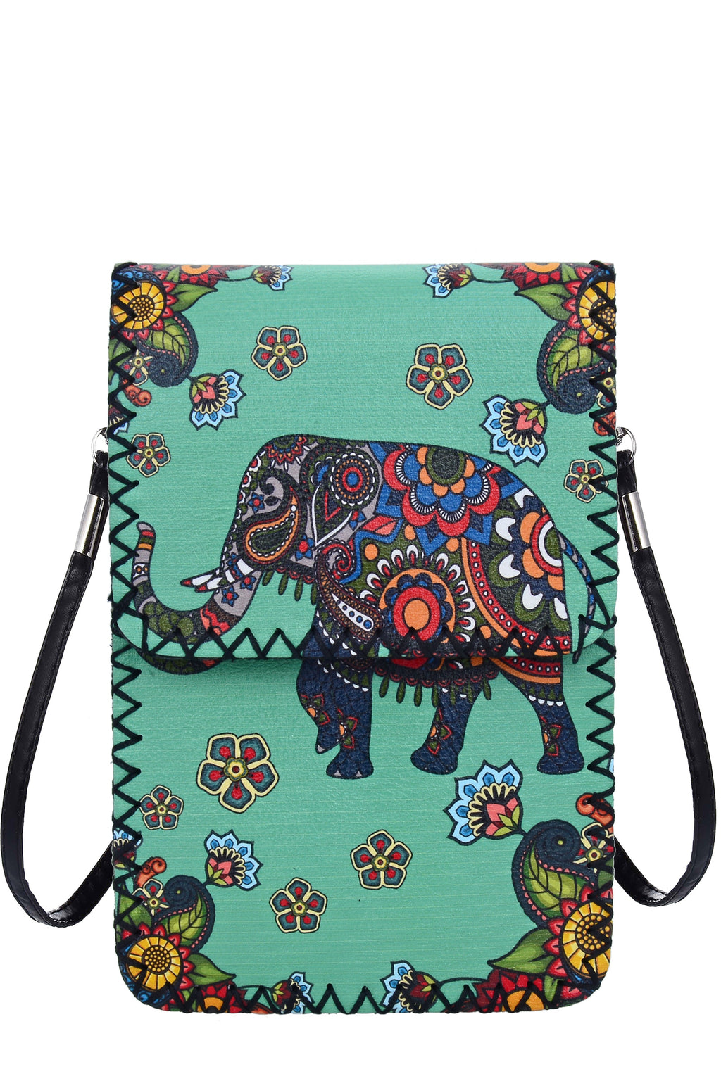 Floral Elephant Printed Crossbody HB0580 - NO.66