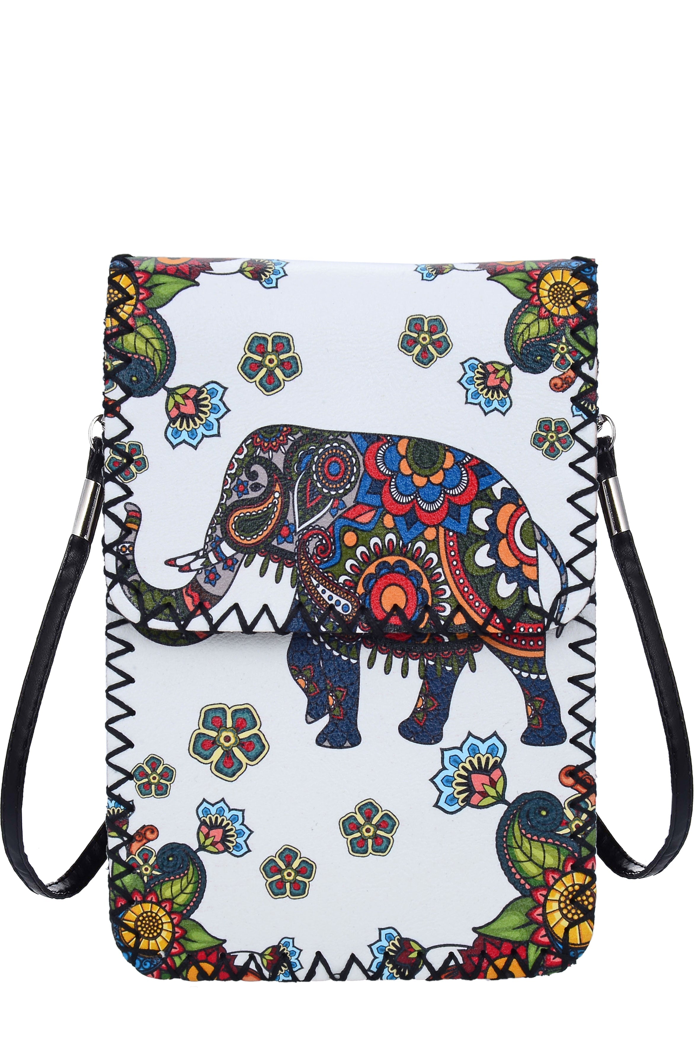 Floral Elephant Printed Crossbody HB0580 - NO.66