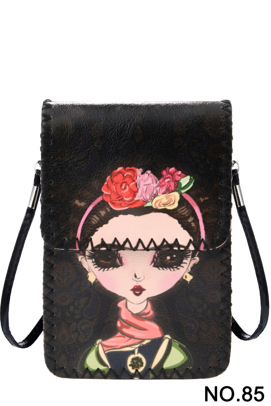 Baby Frida Print Hand-Stitched Crossbody Bag HB0580 - No. 85