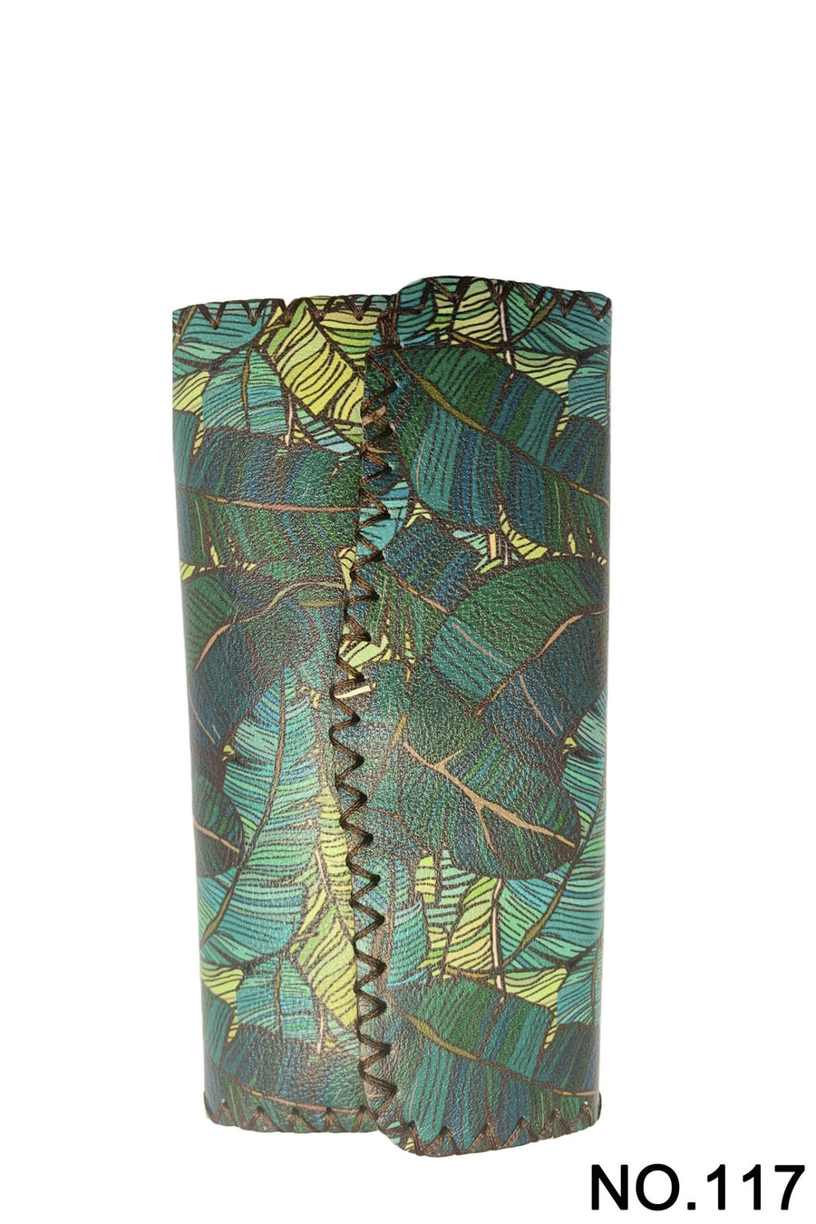 Leaves Print Hand-Stitched Wallet HB0582 - No. 117