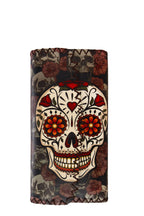 Floral Skull Print Hand Stitch Wallet HB0582 - NO.123
