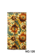Sunflower Print Hand Stitch Wallet HB0582 - NO.126
