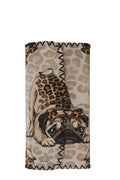 Playful Pug Print Hand Stitch Wallet HB0582 - NO.148