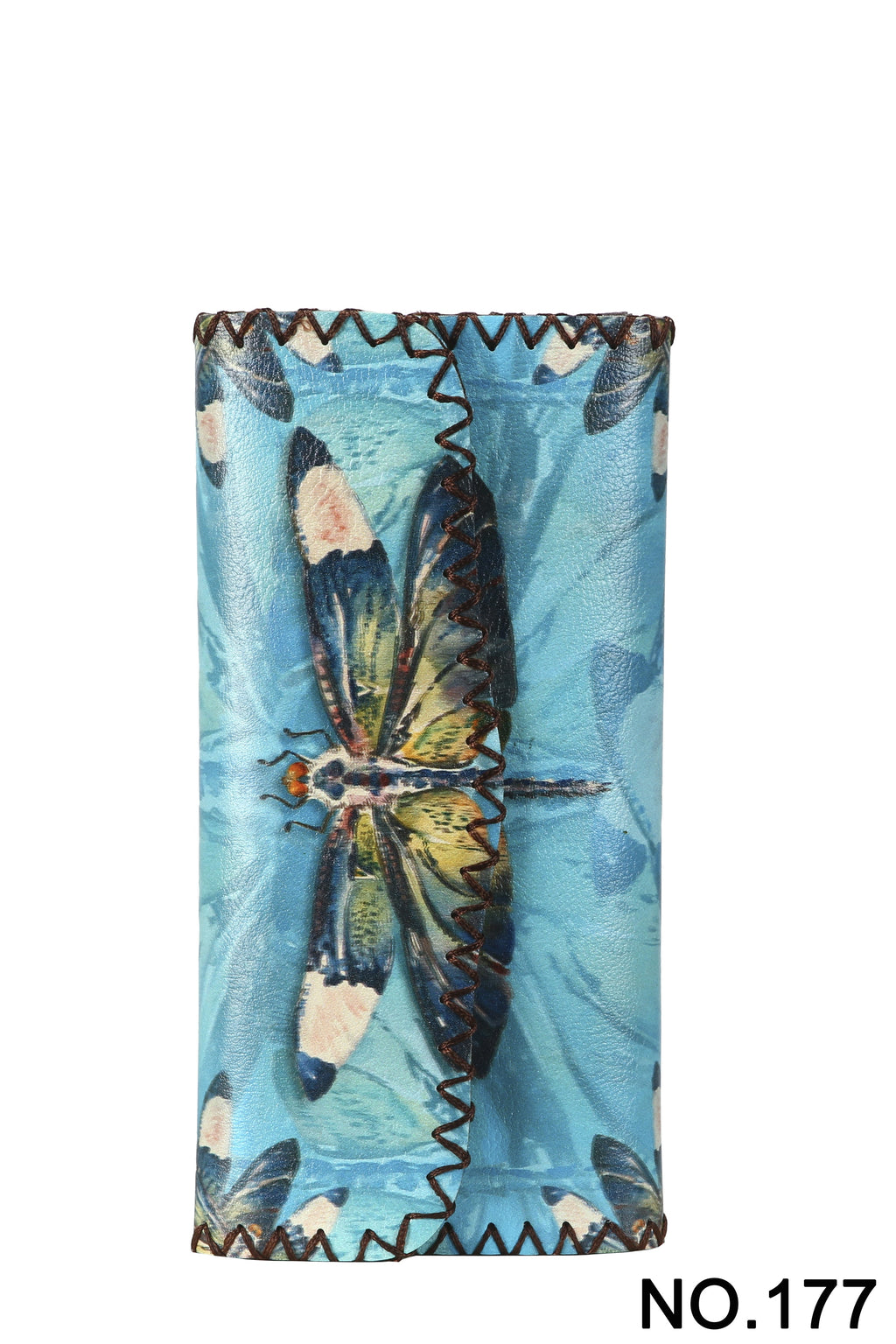 Dragonlfy Print Hand Stitch Wallet HB0582 - NO.177