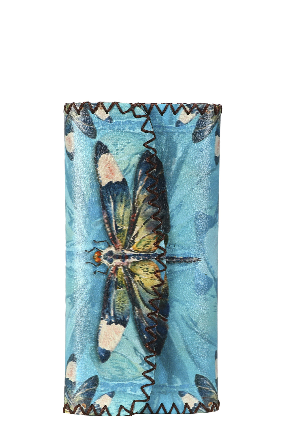 Dragonlfy Print Hand Stitch Wallet HB0582 - NO.177