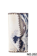 The Great Wave Print Hand Stitch Wallet HB0582 - NO.202